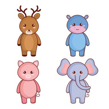 şirin ve küçük hayvanlar karakterler