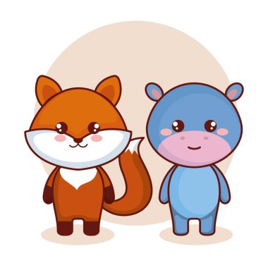 şirin ve küçük hayvanlar karakterler