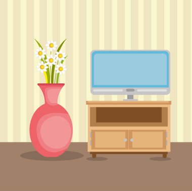 televizyon odası yer evi