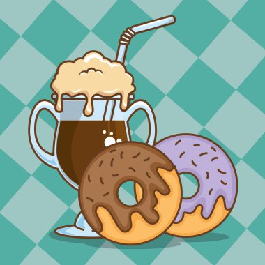 lezzetli kahve zamanı öğesinin