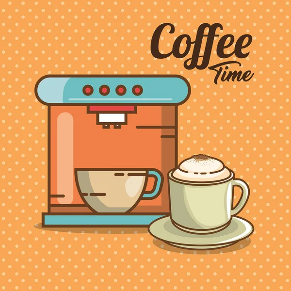 lezzetli kahve zamanı öğesinin