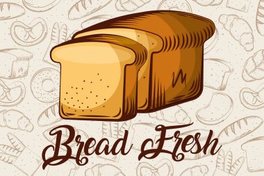 taze dilimlenmiş tost ekmek arka plan ekmek