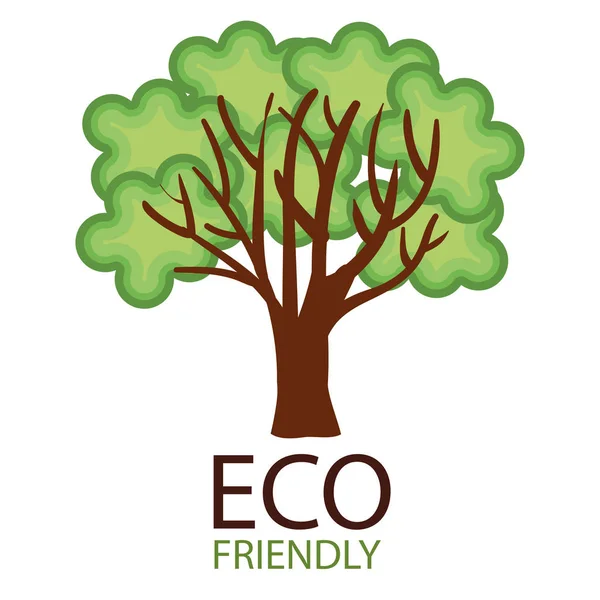 Eco friendly environmental label — Stock Vector