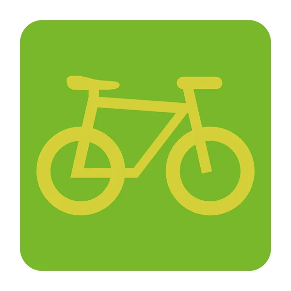 Etiqueta del vehículo ecología bicicleta — Vector de stock