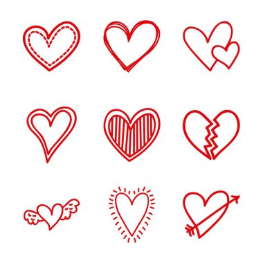 güzel sorunsuz romantik desen yürekleri