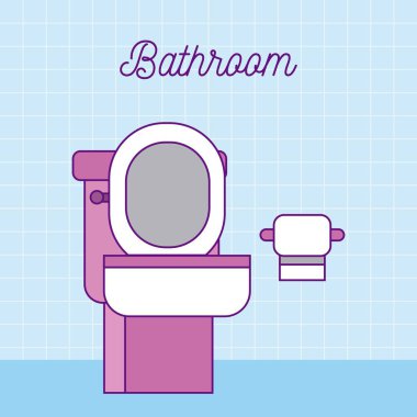 banyo tuvalet ve duvar görüntü kağıda