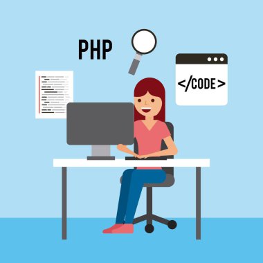 çalışma dizüstü bilgisayar programı kodu php arama teknolojisi oturan kız