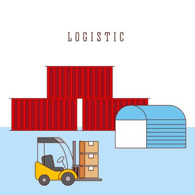 Lojistik depo Konteynerler ve forklift kutuları