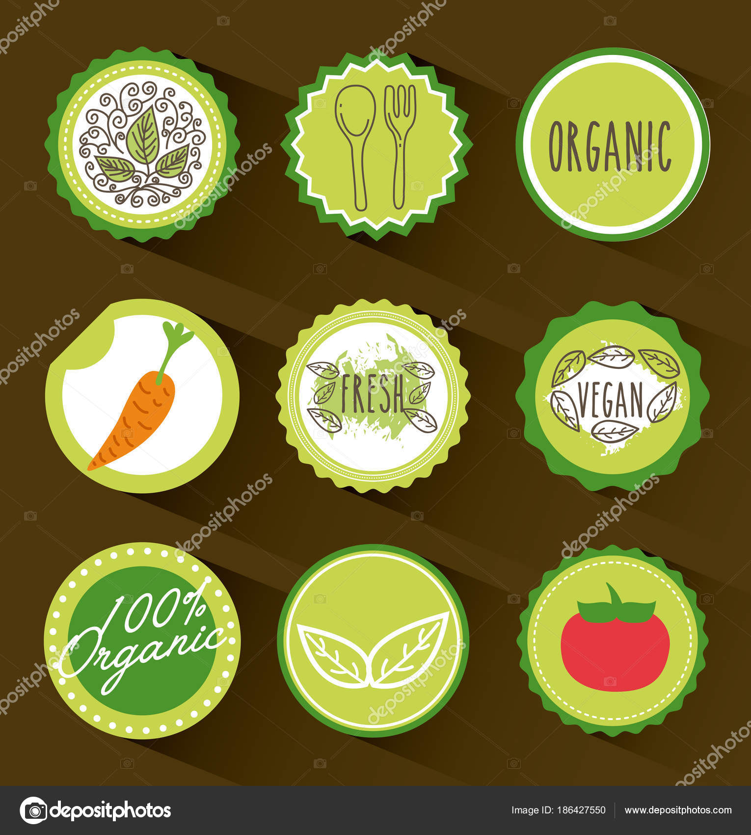 Background organic icon Stock Vector by ©yupiramos 186427550