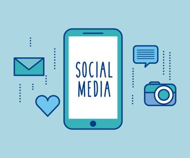 sosyal medya smartphone aygıt app simgeleri