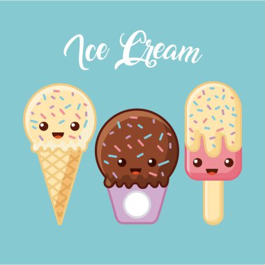 dondurma lezzetli çizgi film