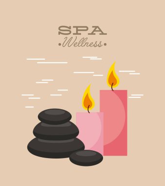Spa mutfak eşyaları illüstrasyon