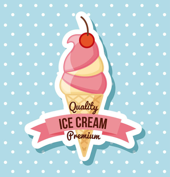 ice cream delicious cartoon