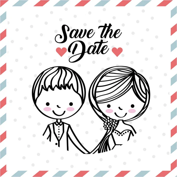 Save the date special — Stock Vector
