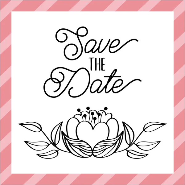 Save the date special — Stock Vector
