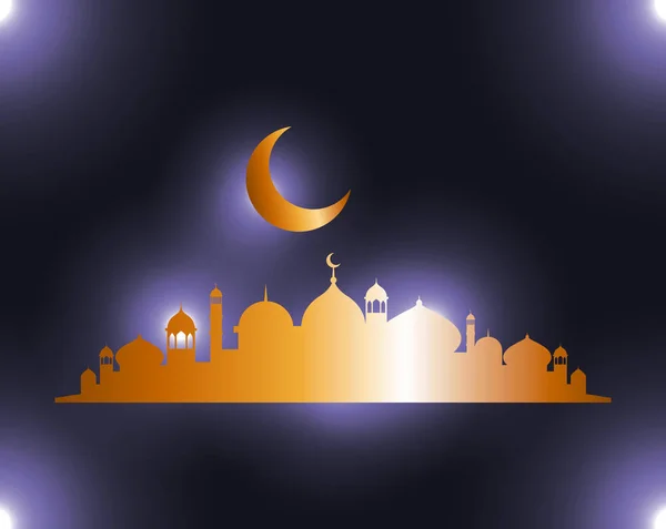 Fond moubarak eid — Image vectorielle