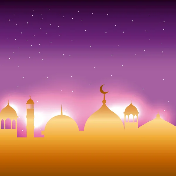 Eid mubarak background — Stock Vector