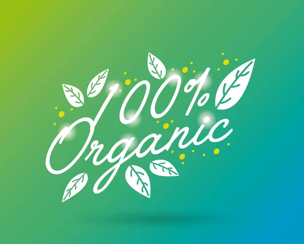 Listy organické ikona — Stockový vektor