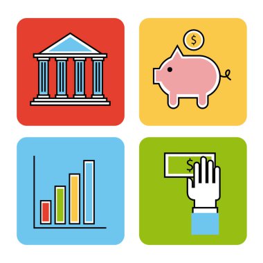 analitik ayarla simgeler ve yatırımlar