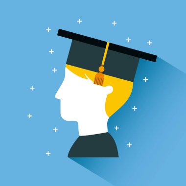 Öğrenci mezun düz