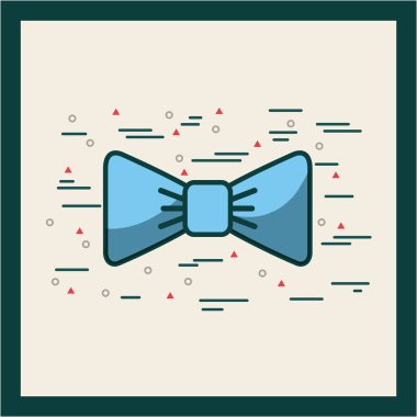 Bebek mavisi papyon görüntü poster 