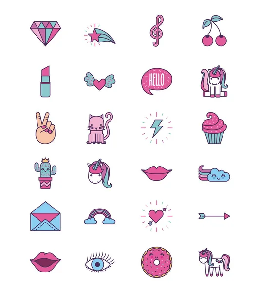 Imagen icono femenino — Vector de stock