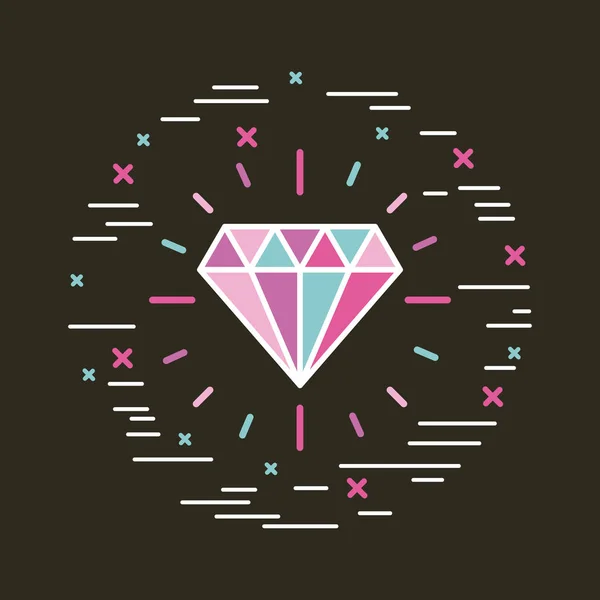 Imagen icono femenino — Vector de stock