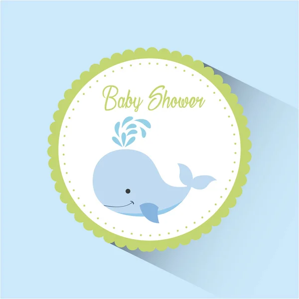 Baby shower related icons image — Stockvector