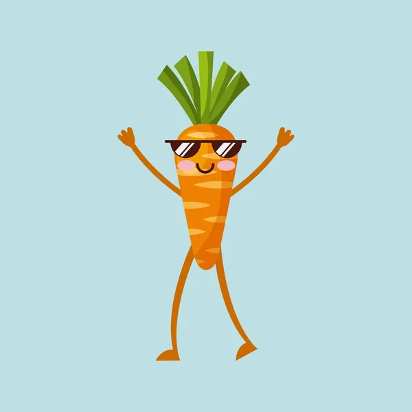 Kawaii vegetable icon image — Stock Vector