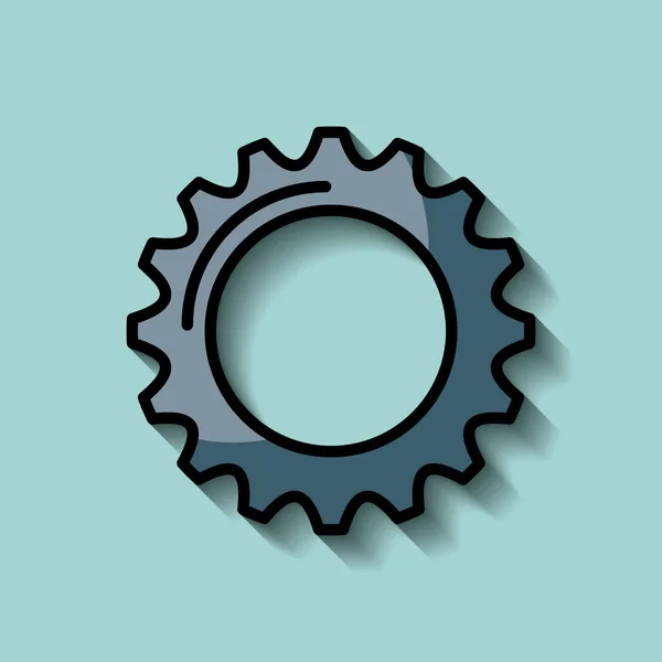 Gear teamwork concept image — Stock Vector