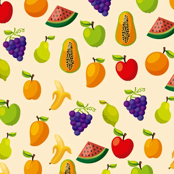 Alimentos vegetarianos orgánicos saludables iconos relacionados imagen — Vector de stock