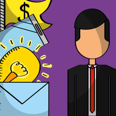 işadamı mesaj mobil karşılığı fikir iş