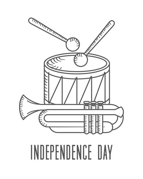 Dzień Niepodległości amerykańska — Wektor stockowy