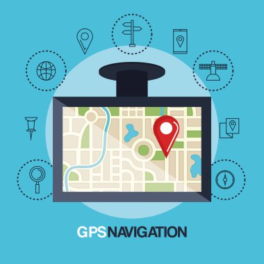 GPS uygulaması ile tablet