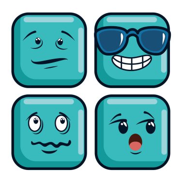 şirin emoji emoticons duygusal yüzleri simgeler