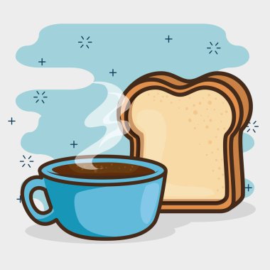 şirin kawaii kahvaltı yemek çizgi film 