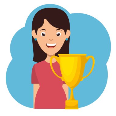 Kız tutmak Altın Kupa bardak