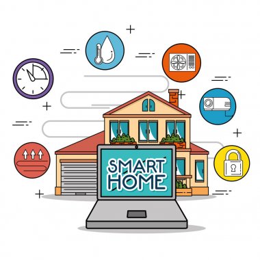 Akıllı ev kontrol kavramı