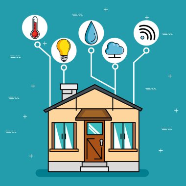 Akıllı ev kontrol kavramı
