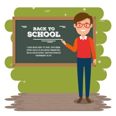 Öğrencilerine öğretmenlik yapıyor. 