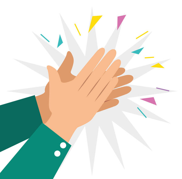 человеческие руки аплодируют аплодисментам
 