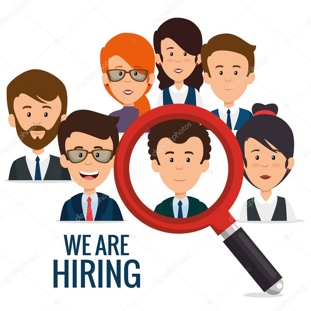 we are hiring business concept 