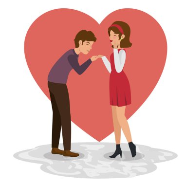 sevimli çift tasarımı