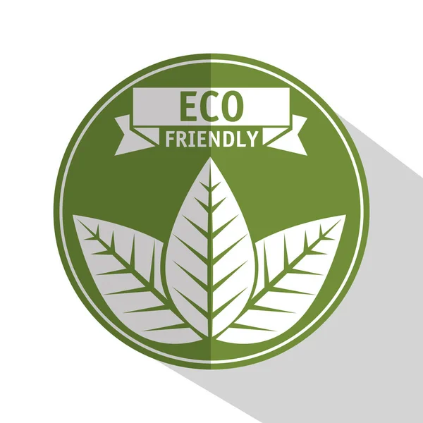 Eco friendly label — Stock Vector