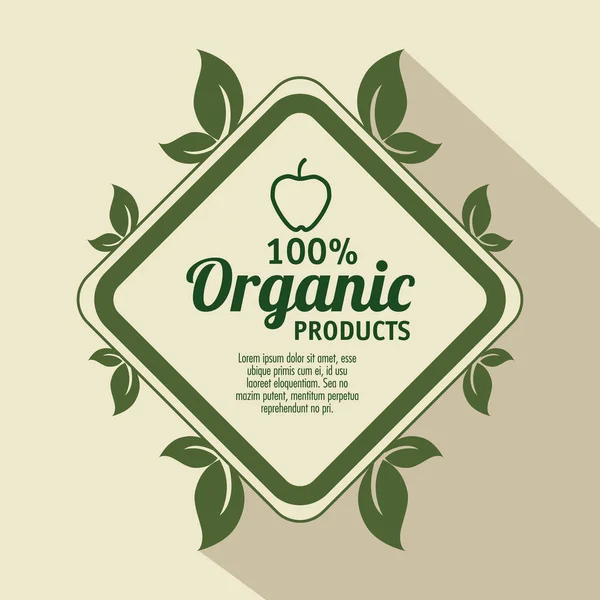 Organické produktový design — Stockový vektor