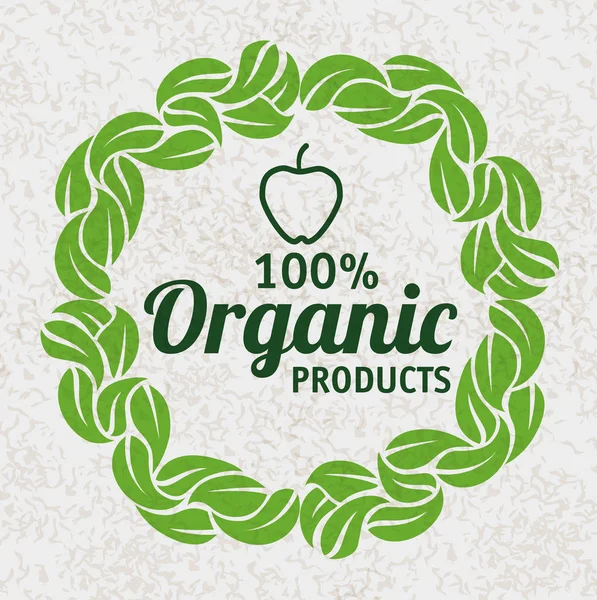 Organické produktový design — Stockový vektor