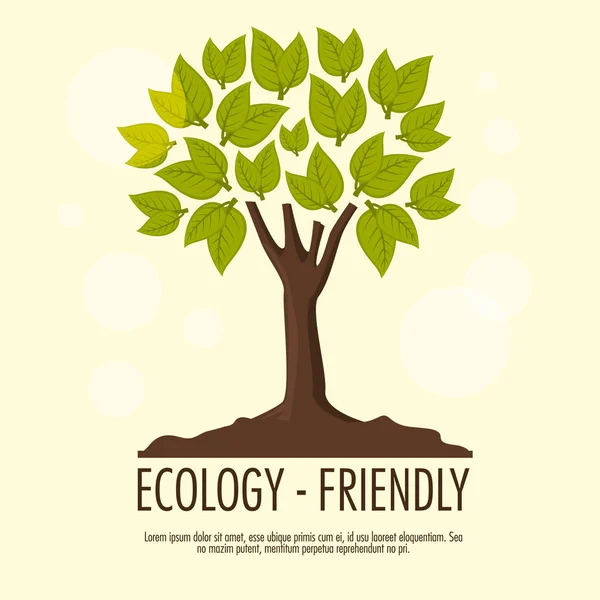 Eco friendly design — Stock vektor