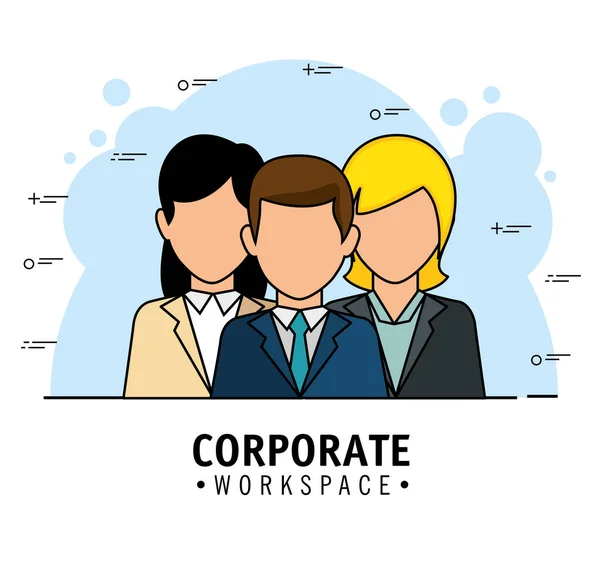 Corporate related design — Stock Vector