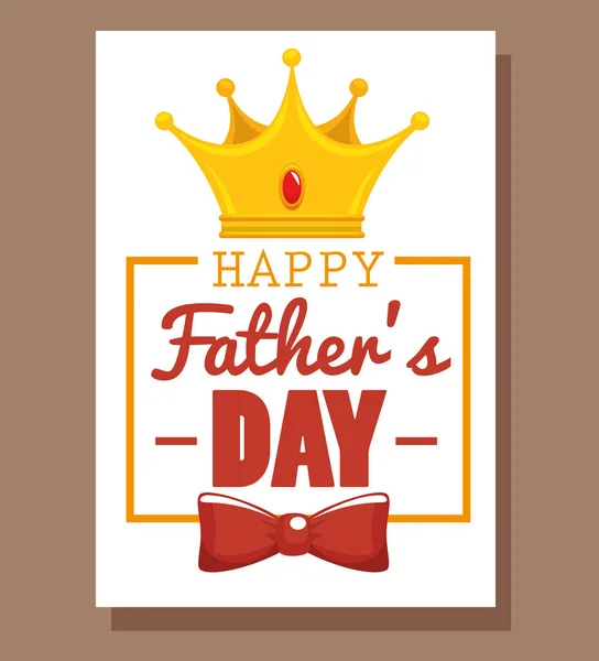 Father day card — Stock Vector
