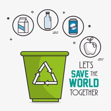 Yeşil Eko kavramı arka plan 